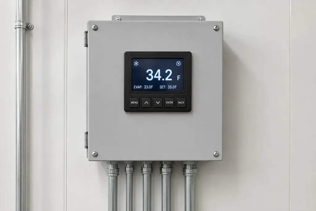 Digital refrigeration control - AI illustration